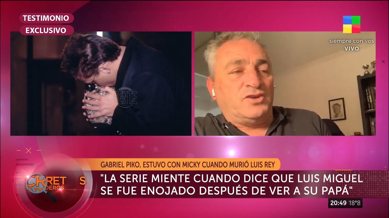 La palabra de Gabriel Piko, el hombre que vio a Luis Rey en su lecho de muerte