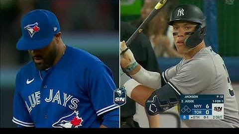 Aaron Judge explains dugout glance during HR at-bat