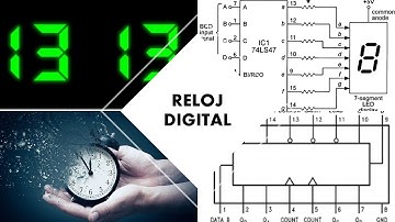 FIME || RELOJ DIGITAL CON TTL || ELECTRÓNICA DIGITAL II