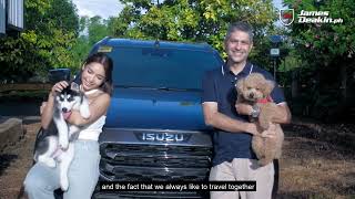 International Dog Day! James Deakin and Roxy Delevin takes Rocket out with ISUZU Mu-X!