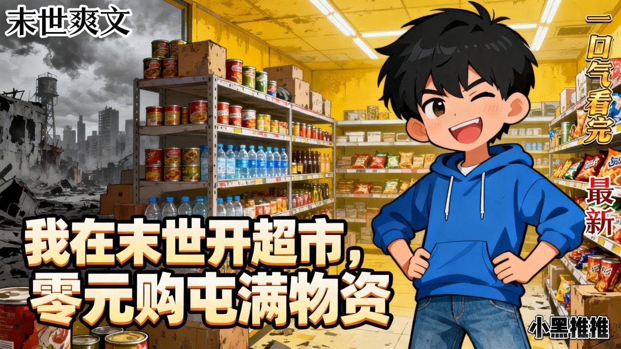 完结《我在末世开超市，零元购屯满物资》重生者凌尘坐拥无限升级的空间超市，在天灾末世中垄断物资，以“晶核”为唯一货币，建立起属于自己的末日新秩序……