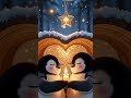 Penguin In Snowfall | Couple Of Penguin #trending #viral #joy #penguin Snowfall #penguins #shorts
