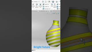 modern flower pot/ new model flower pot in solidwork