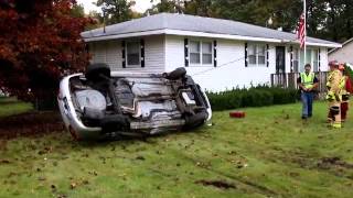 Rollover crash injures one in Muskegon Township