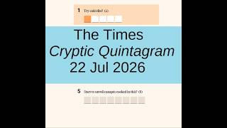 The Times Cryptic Quintagram 2626