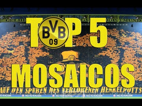 TOP 5 MOSAICOS TORCIDA BORUSSIA DORTMUND - INCRÍVEL