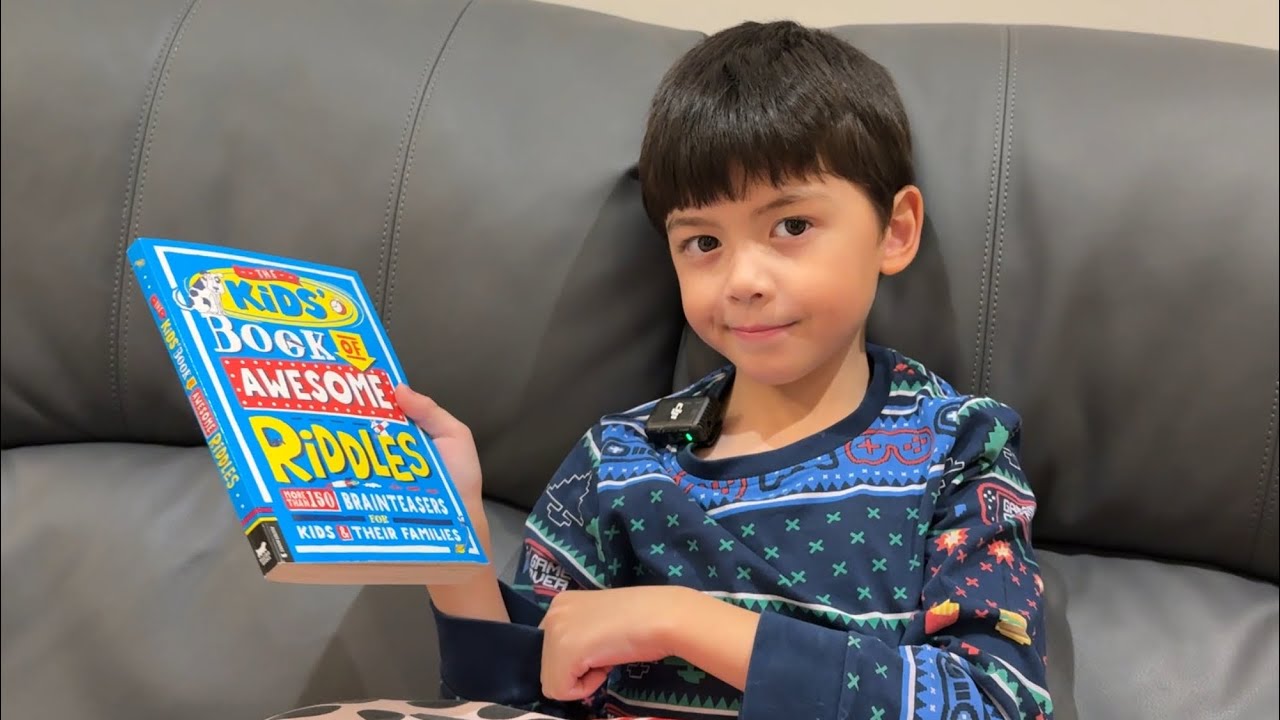 Leo Tackles Brain Teasers in The Kids’ Book of Awesome Riddles 8-11 ...