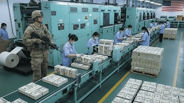 Inside the Dollar Factory: How 99.9% of the World’s Most Secure Currency Is Made (Full Process)