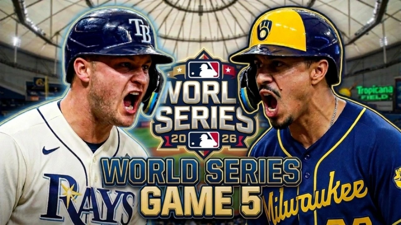 Brewers vs Rays - World Series 2026 Game 5 Full Game Highlights (MLB The Show 26 Sim)