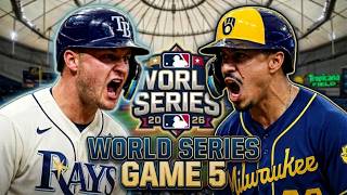 Brewers vs Rays - World Series 2026 Game 5 Full Game Highlights (MLB The Show 26 Sim)