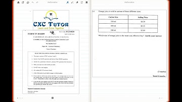CXC Tutor Exam Solutions - May 2016 Math Paper 2 Q1C