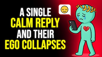DID THEY TEXT YOU AFTER THE SILENCE? REPLY LIKE THIS AND DESTROY THEIR EGO | Stoicism