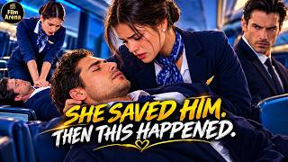 The Flight Attendant Saved The billionaire's Life...Then This Happened 😲✈️