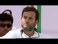Rahul Gandhi addresses rally after