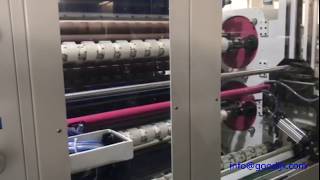 Full automatic super clear bopp/masking tape slitter rewinder machine