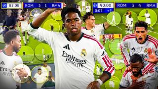 What you DIDN'T SEE from Real Madrid's COMEBACK vs Roma (3-4)