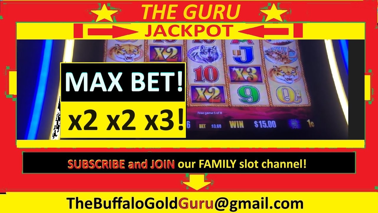 ❤️JACKPOT❤️4 COINS & 15+ Bonus Rounds! WOW! Winstar Casino Aristocrat Buffalo Gold slot machine 🦬🍀