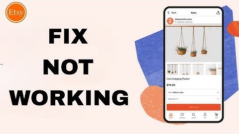 How To Fix And Solve Etsy App Not Working | Final Solution