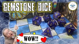 GORGEOUS!!!  //  MAGISEVEN Amethyst Gemstone Dice Set screenshot 3