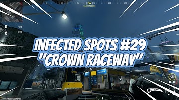 The BEST Infected Hiding Spots On CROWN RACEWAY In MW3