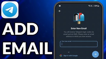 How To Add Email In Telegram
