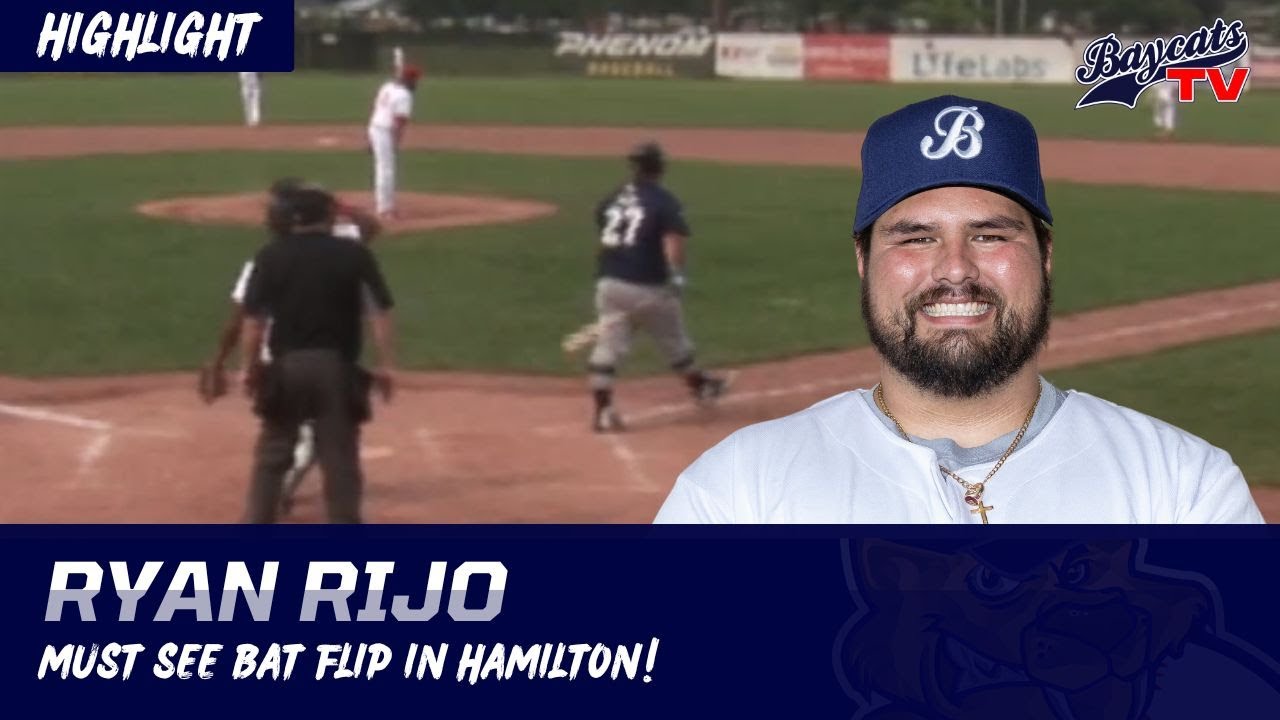 Ryan Rijo Ryan Rijo's Team Leading Seventh Home Run | 2023 Barrie Baycats ...