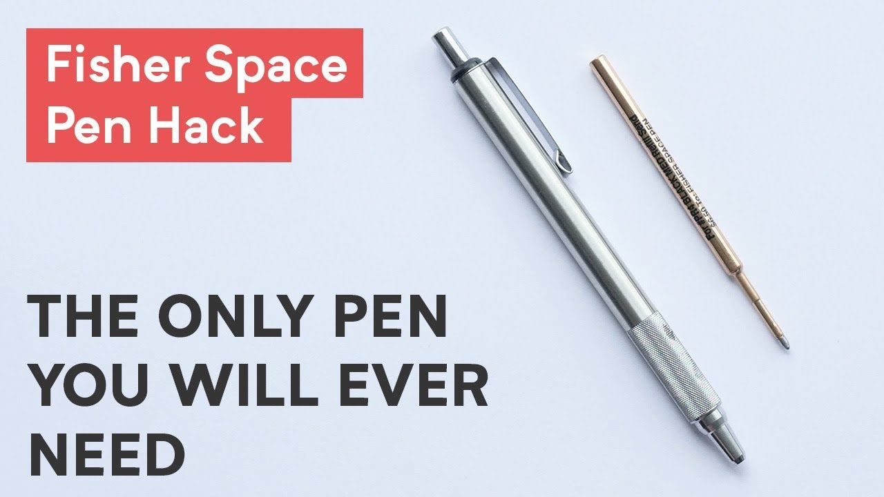 Zebra F701 + Fisher Space Pen Hack - The Only Pen You Will Ever Need