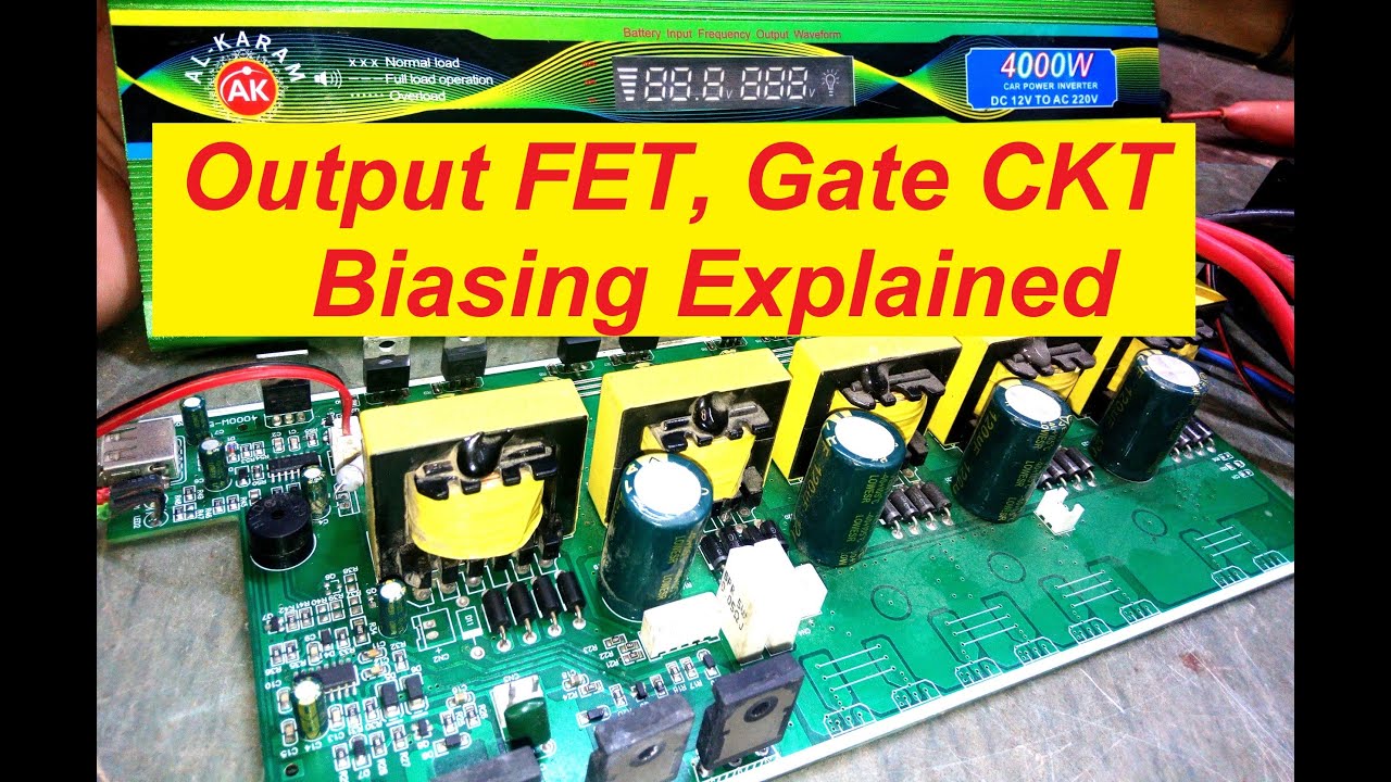 Alkaram 4000 Watts Solar Power Inverter | Output Gate Biasing Explained.