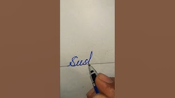 Sushant #beautifulname #comment your name #improvehandwriting #cursivewriting #calligraphy #shorts