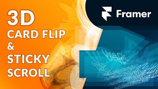 3D Card Flip & Sticky Scroll Animation in Framer (& Free File)
