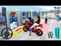 Red Super Bike Drive from Car Store 🔥🏍️3D Driving Class Simulator