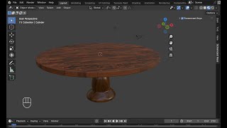 Tutorial basic 3D Blender pemula | Membuat Meja bundar