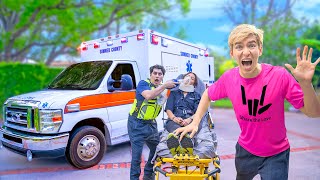 AMBULANCE TOOK MY SECURITY GUARD to EMERGENCY ROOM!! (will she survive??) screenshot 4