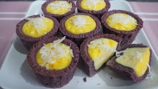 德式紫薯布丁塔 Taro Pudding Tart I 幸福料理