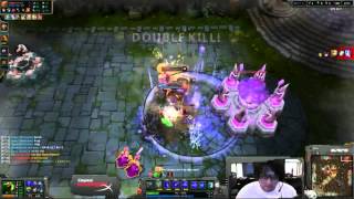 Dyrus, PhantomL0rd & Team attempt to backdoor base to get challenger. Hilarity ensues