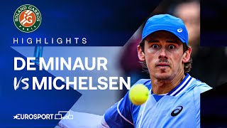 Alex De Minaur vs Alex Michelsen | Round 1 | French Open 2024 Highlights 🇫🇷