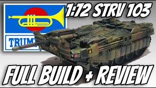 Trumpeter 1/72 STRV 103c MBT Full Build and Kit Review