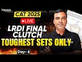 LRDI Preparation for CAT 2025 | Day 6 – LRDI Final Clutch Toughest Sets Only | iQuanta