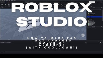 Roblox Studio: How to Make a Random Color Changing Pad (EASY)