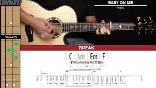 Easy On Me Guitar Cover Adele 🎸|Tabs   Chords|