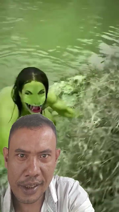Hantu air mau mencari mangsa #lucu #memes #duet #hantu #keluargahdn