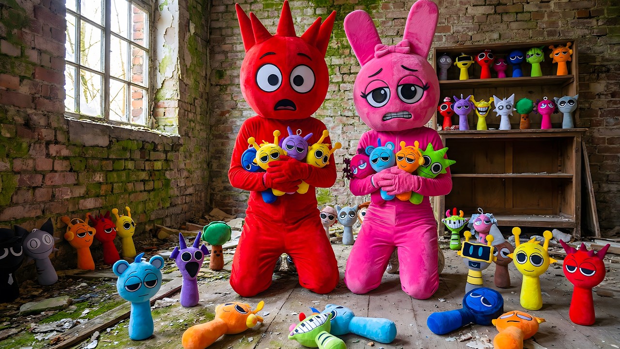 Where Is Sprunki Hiding? Pinki & Raddy Explore the Abandoned House!