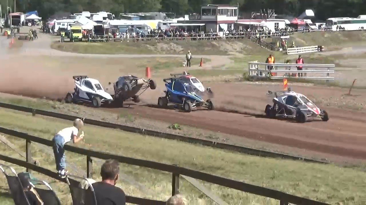 Supercupen rallycross och crosskart omg 3 Fjärås - YouTube