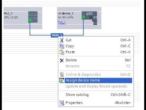 Assigning a PROFINET Device Name to a PROFINET IO Device in TIA Portal | AWC, Inc.