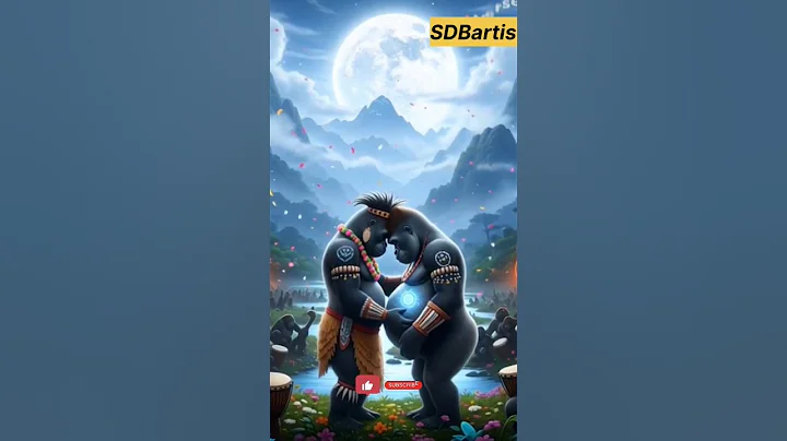 Unusual Wedding: When Nature Witnesses Wordless Love|#ai#shorts#nature#animals #funny#love#trending