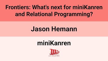 [miniKanren