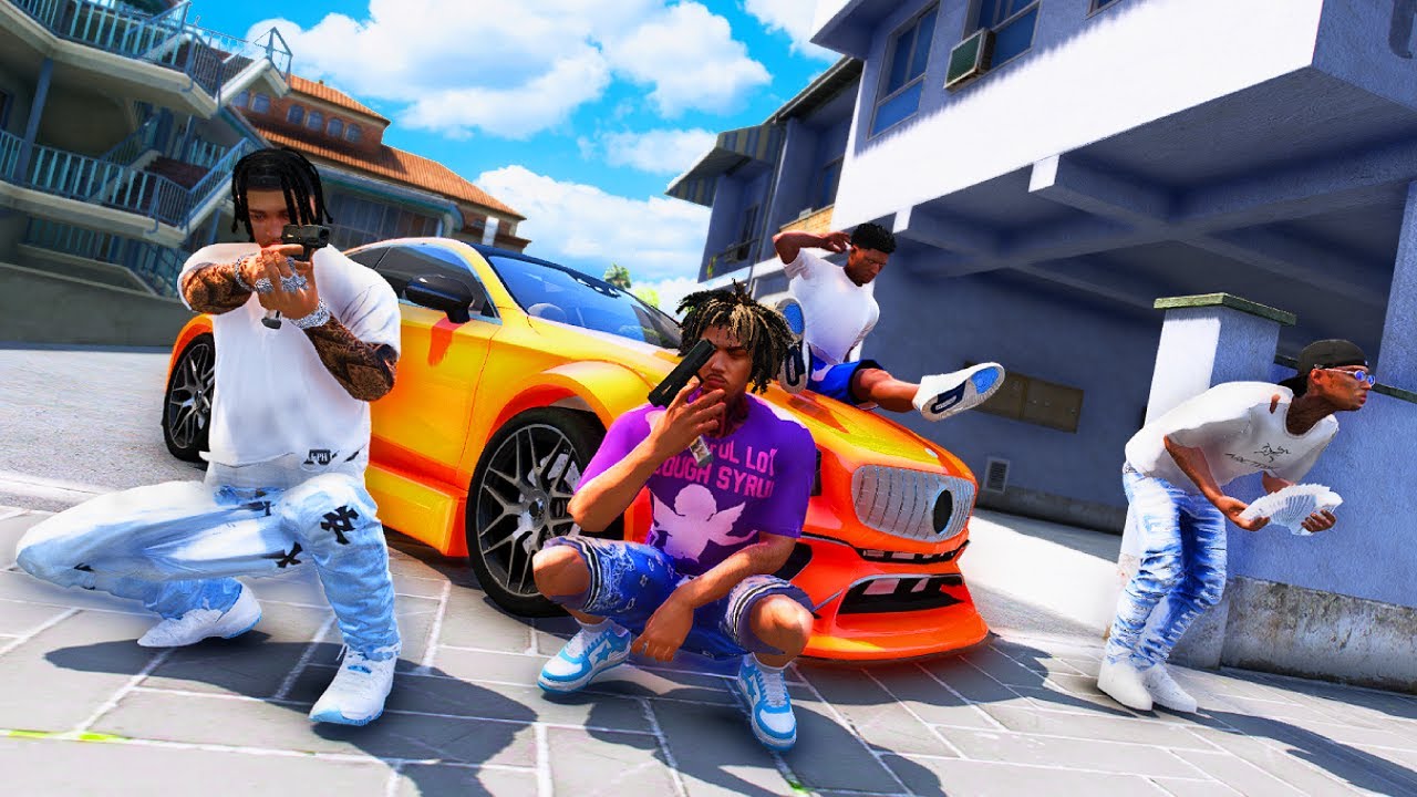 I Joined the CRIPS Organization In GTA 5 RP! (NEW LEAF)