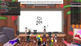 (Clip) Your selected word: PRESIDENT [Roblox Paint N' Guess]