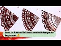 How to: learn beautiful basic mehndi design 😍 #basicmehndi #mehndidesign #bridalmehndi #youtubevideo