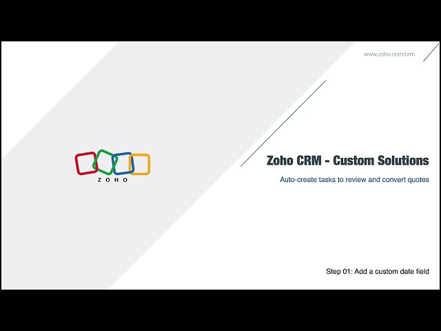 Zoho CRM Latest Official Videos